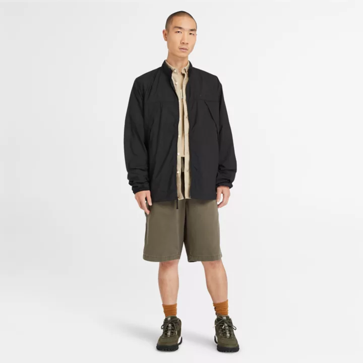 Short charpentier en sergé épais pour homme en vert