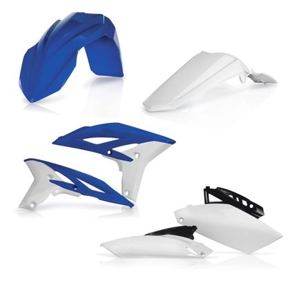 Kit plastiques Acerbis Couleur - Bleu / Blanc