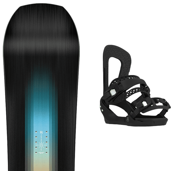 Pack snowboard NITRO TEAM + Fix