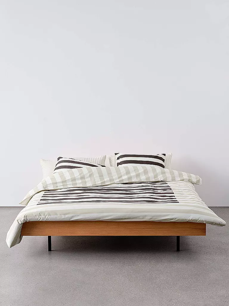 MARC O'POLO HOME Perkal Bettwäsche Sanna 70x90cm / 140x200cm Antracite grau