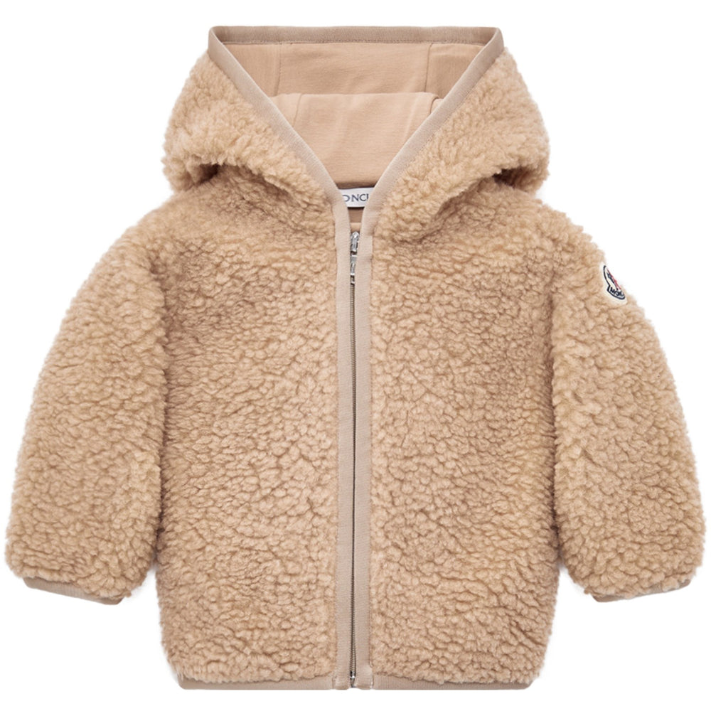 Køb Moncler Brown Zip Up Cardigan