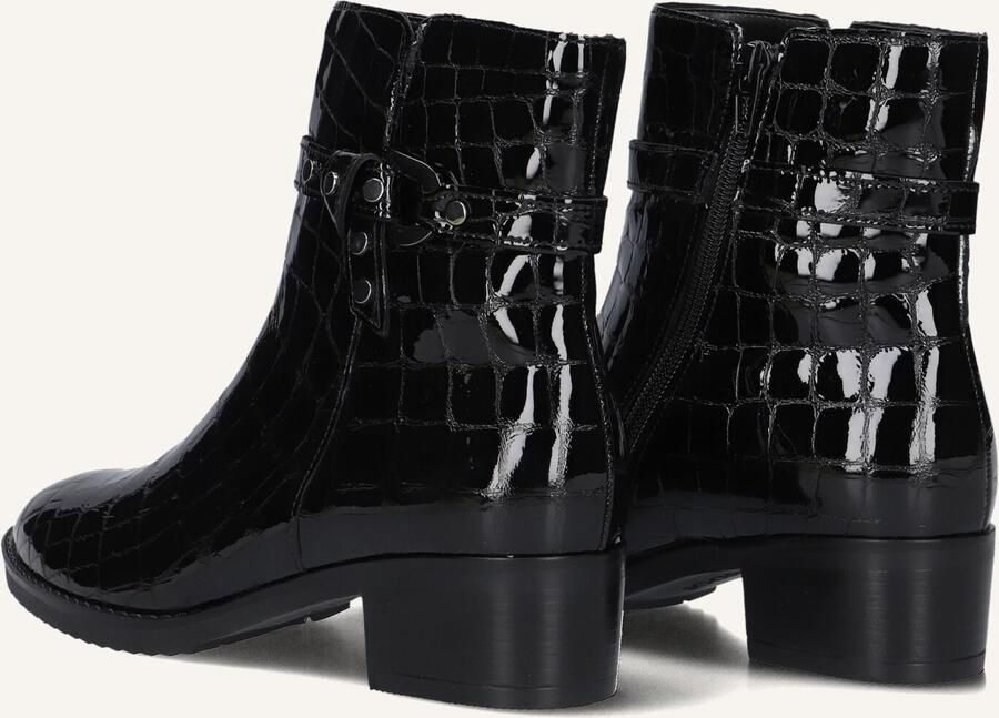 GABOR Enkellaarsjes Dames 511 Maat: 39 Materiaal: Lakleer Kleur: Zwart