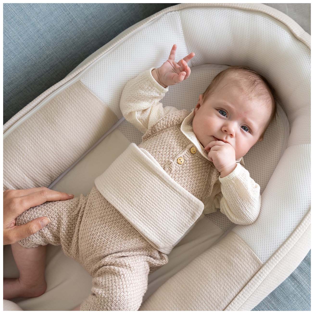Doomoo cocoon babynestje beige - babynestjes - Prénatal