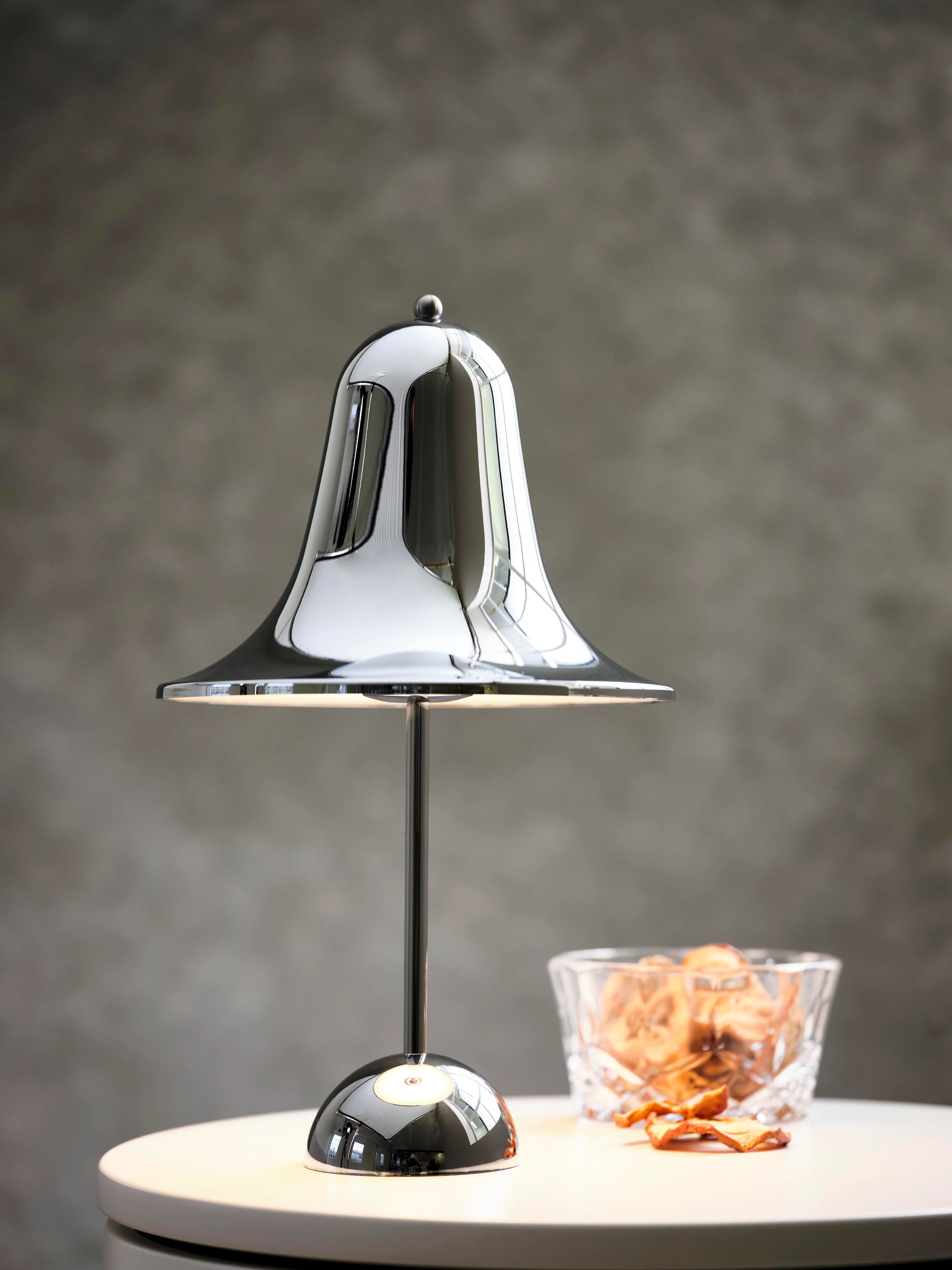 Verpan  Pantop Portable bordlampe - Shiny Chrome