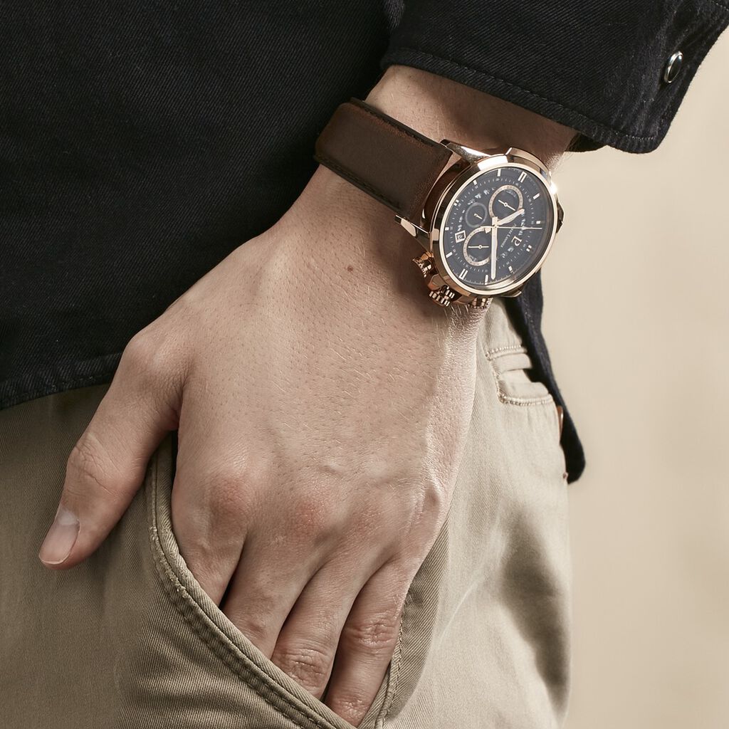 Montre Pierre Lannier Sentinelle Noir