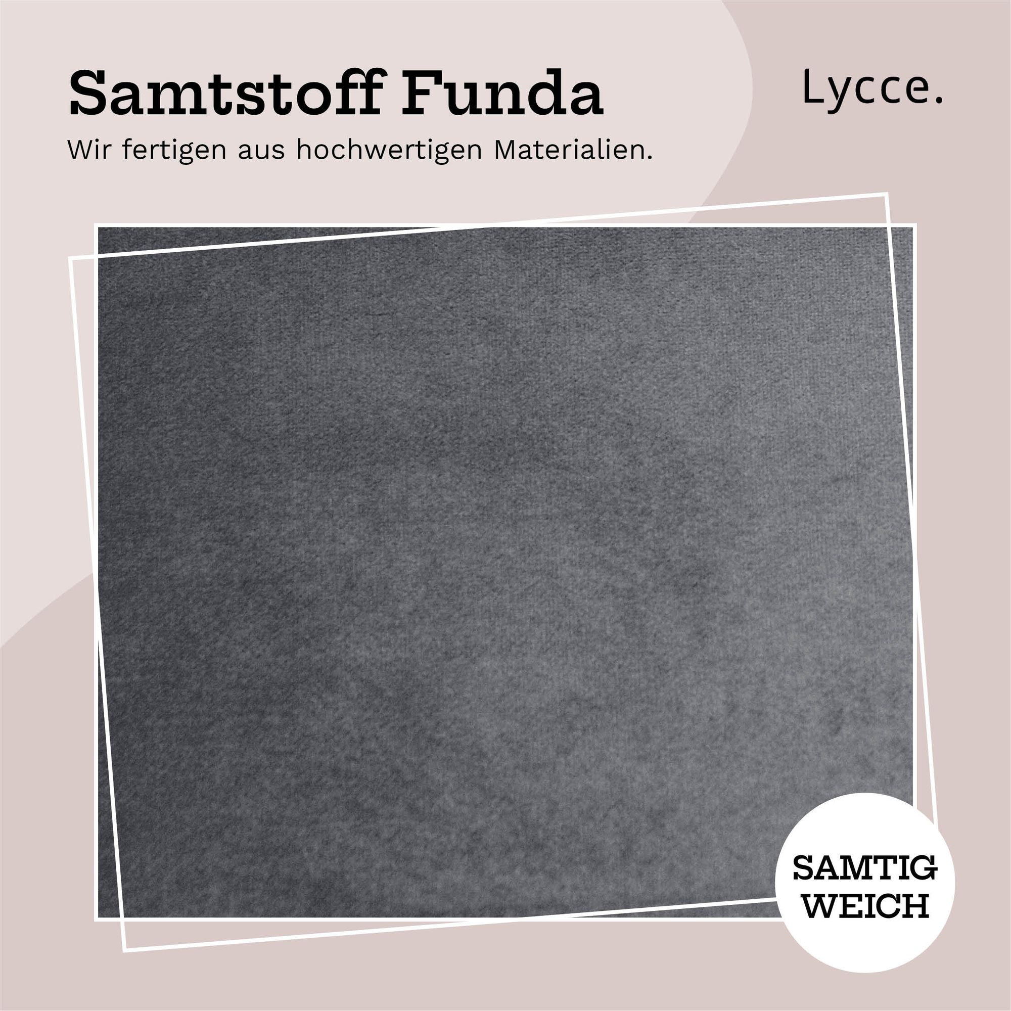Lycce Kissenbezüge FUNDA 40x40 Retro Samt Kissenhülle Dekokissen-bezug