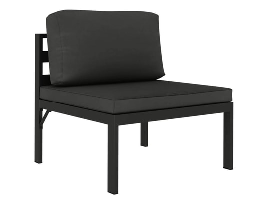 LES TENDANCES - Salon extérieur Salon de jardin-gris-6 places-70x70x64.5-368854