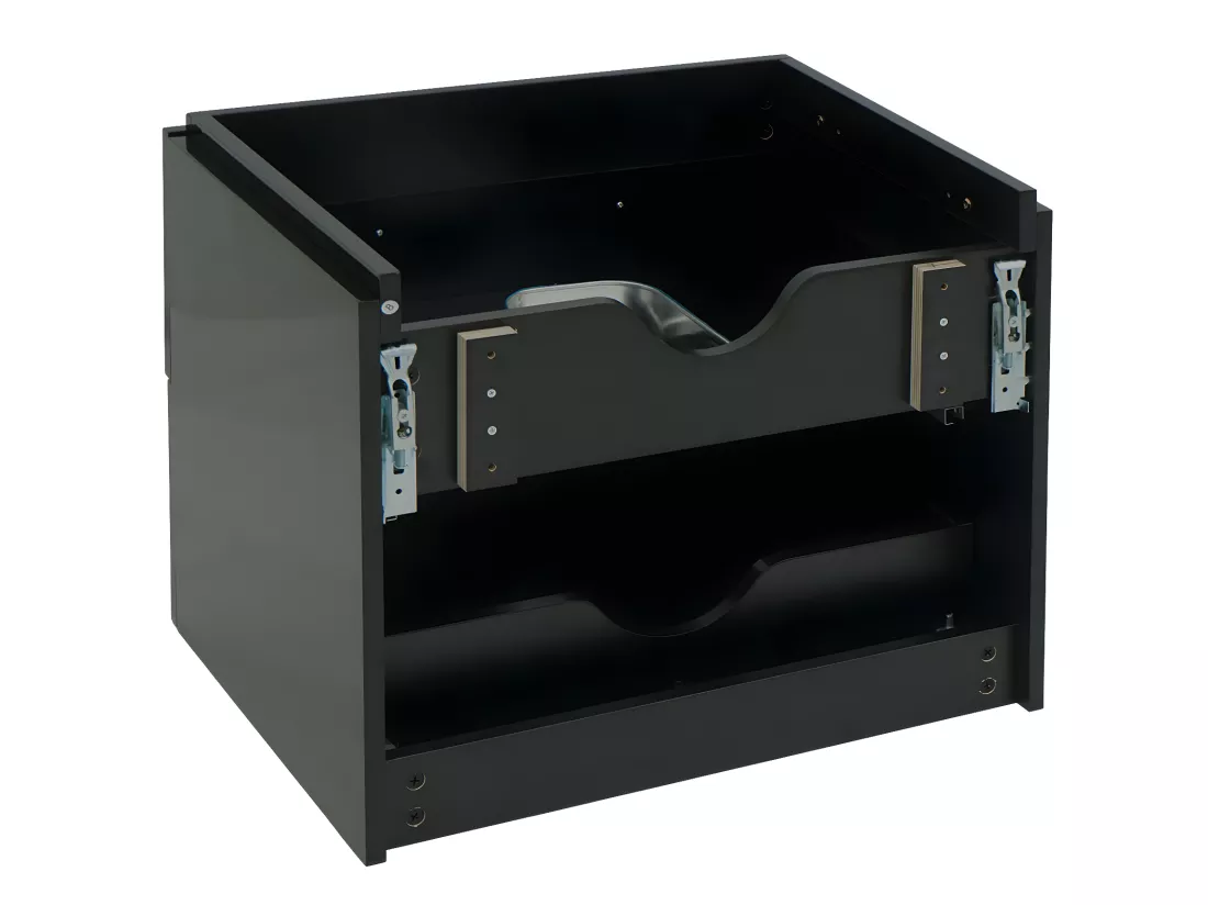 Premium Meuble sous-lavabo MCW-D16, noir