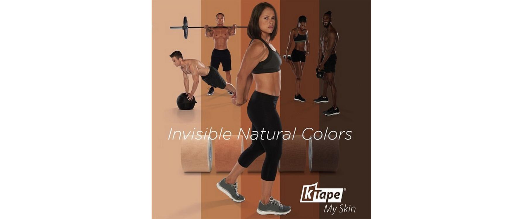 My Skin light brown 5 cm x 5 mAtmungsaktives Kinesiology Tape für Muskeln und Gelenke