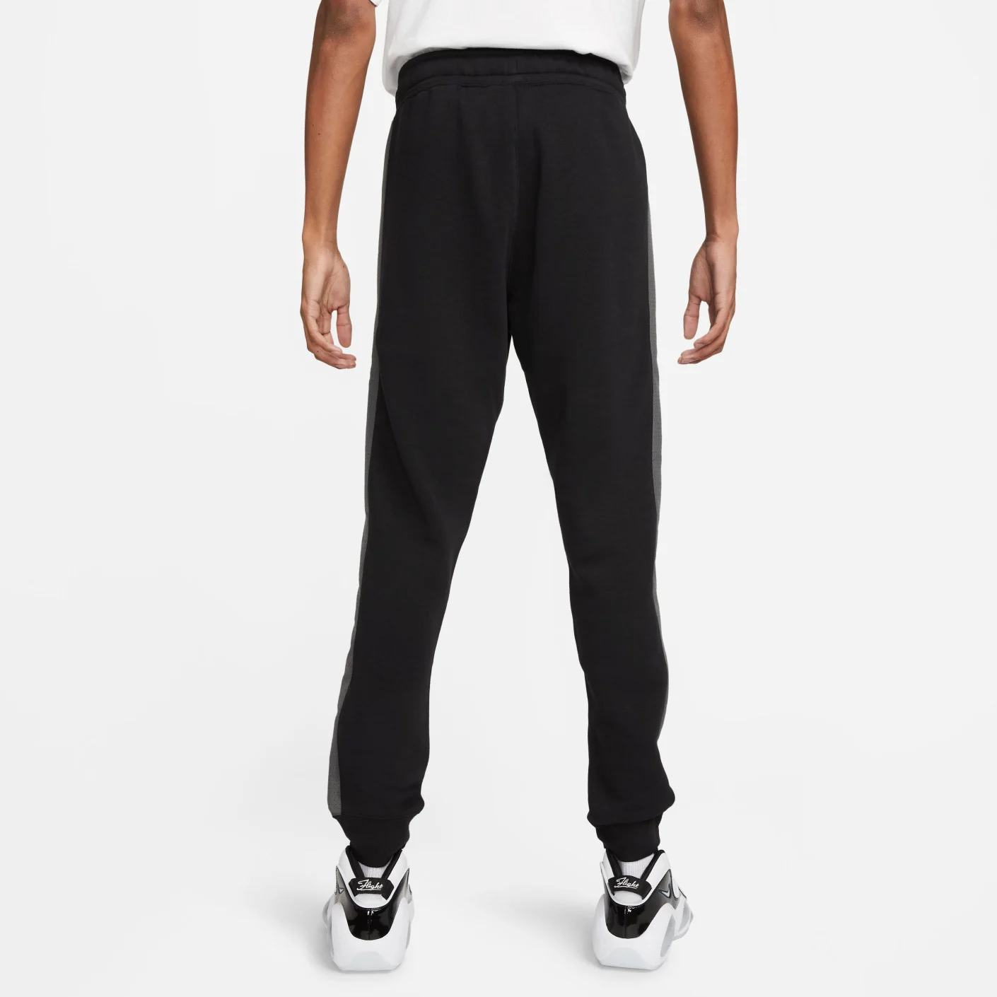 Nike Sportswear Fleece Trainingspak Crew Zwart Wit Grijs