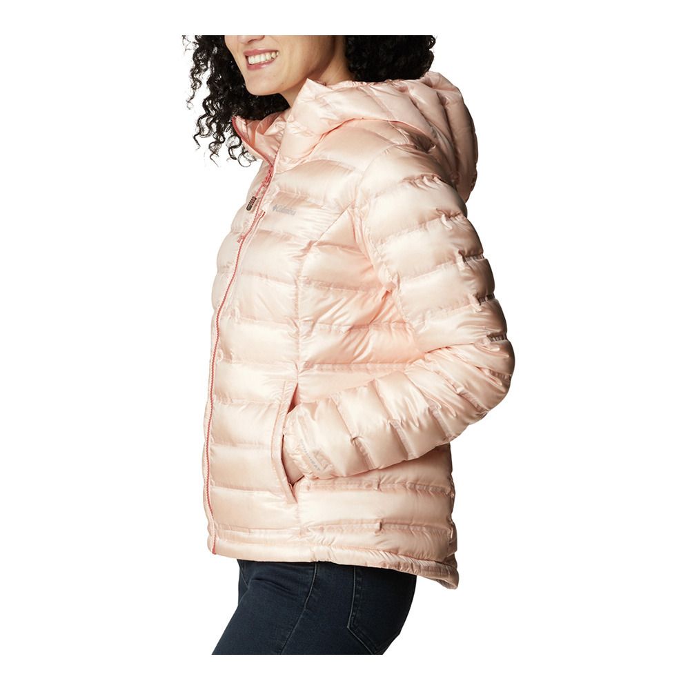 Columbia PEBBLE PEAK DOWN - Doudoune Femme peach/coral