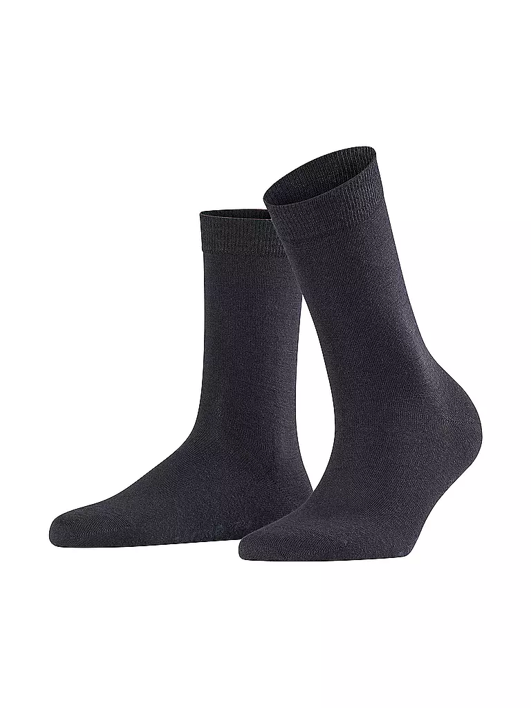 FALKE Socken Soft Merino marine blau