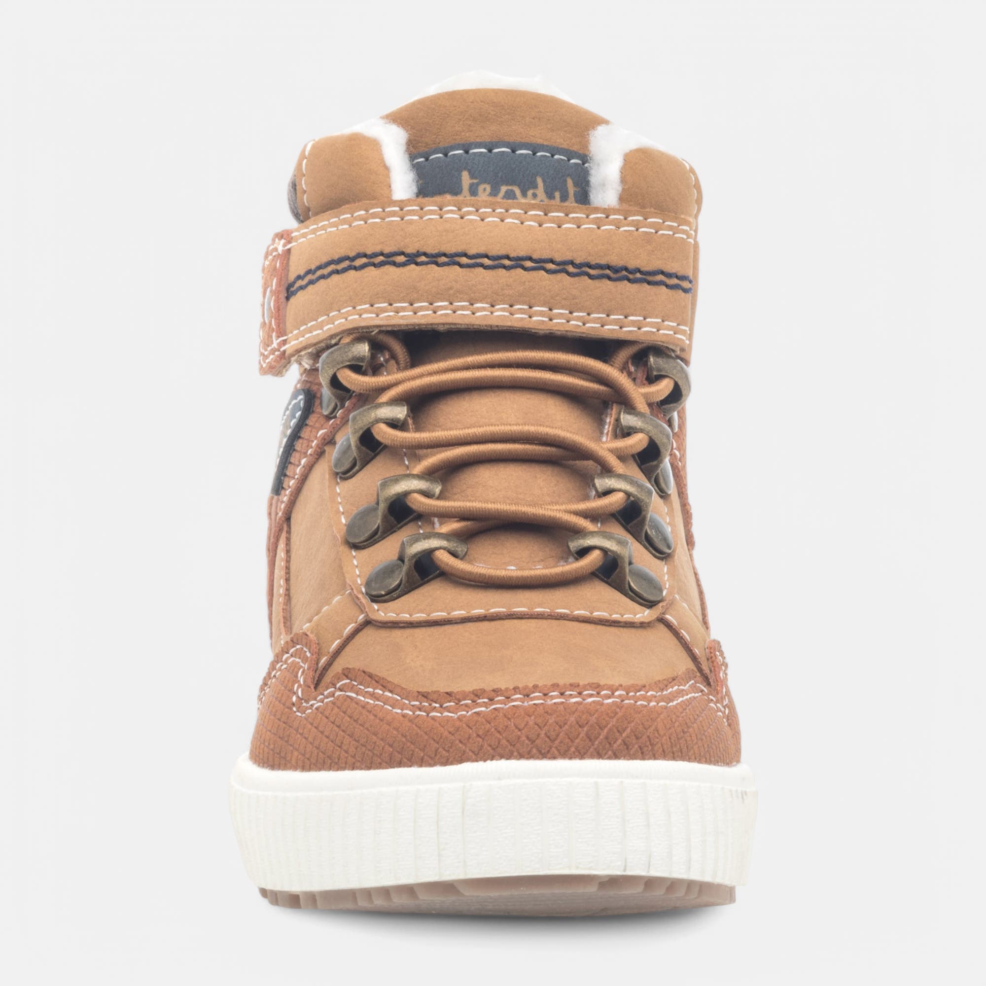 Baskets hautes Garçon cognac
