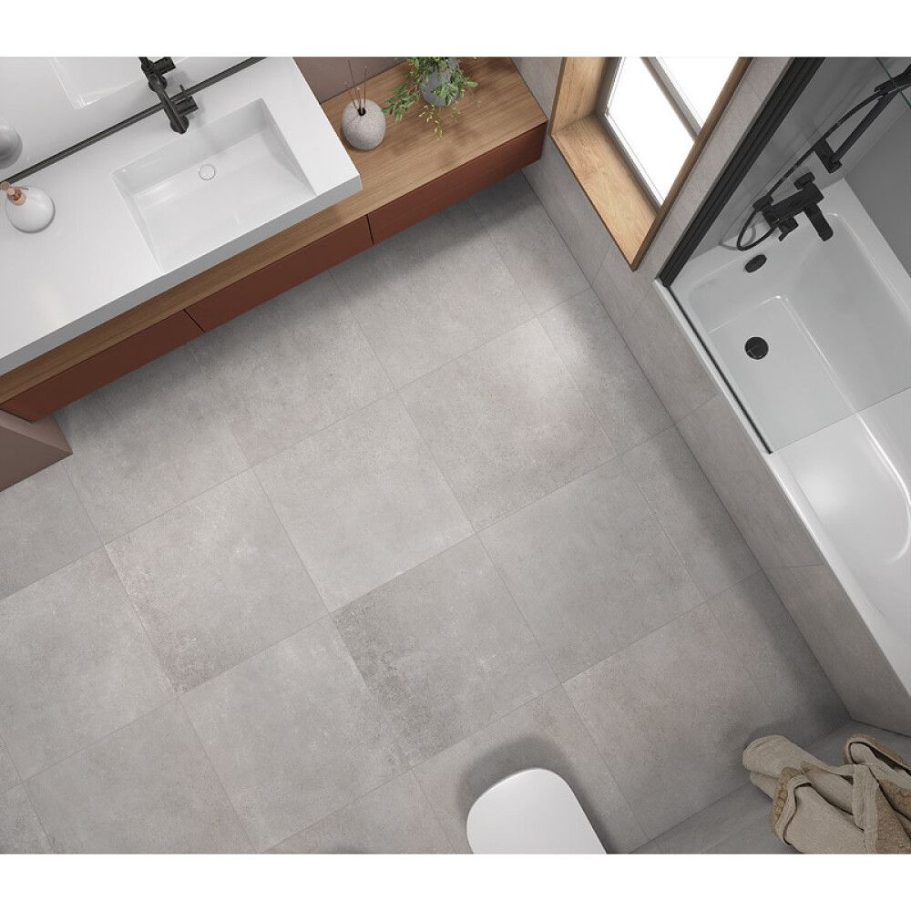 FLIS KALK GREY 60,5X60,5CM 1,46M²