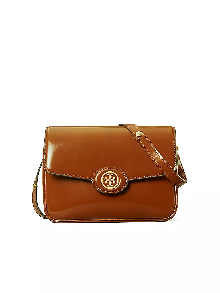 TORY BURCH Ledertasche - Umhängetasche ROBINSON braun