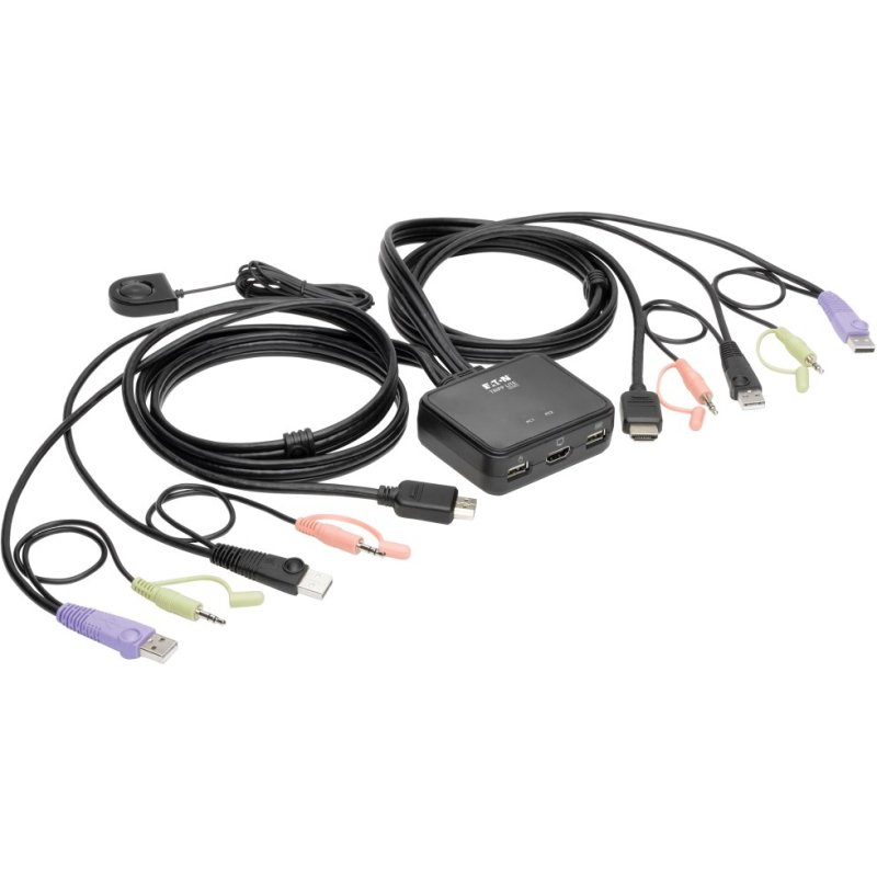 Tripp Lite B032-HUA2 commutateur écran, clavier et souris Noir
