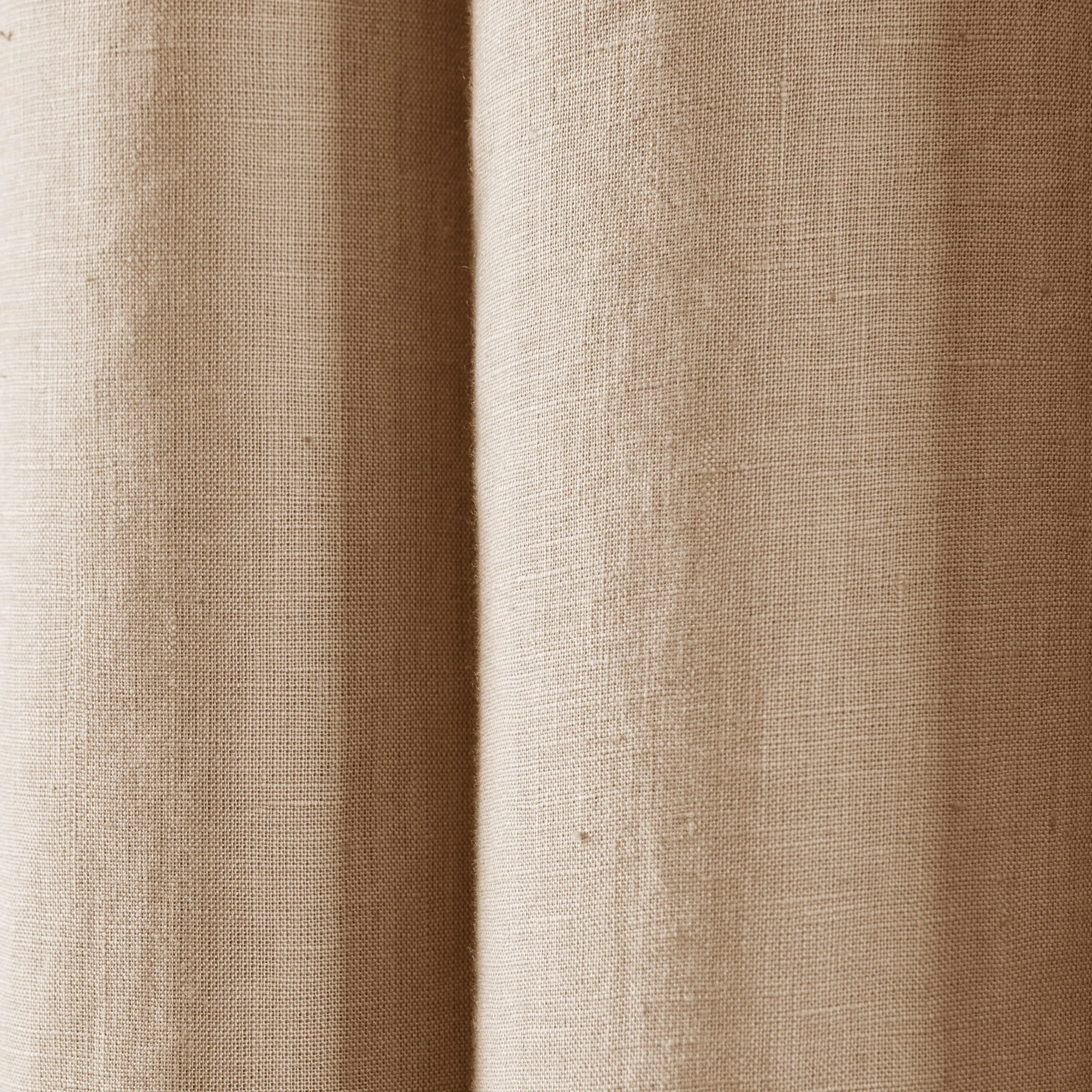 CARLINA - Rideau oeillets doublé occultant | Beige