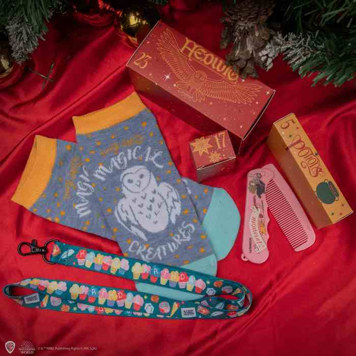 (26x28cm) Deluxe Adventskalender Geschenk Weihnachts Kalender Lizenziert (CR2106) - Harry Potter Hogwarts