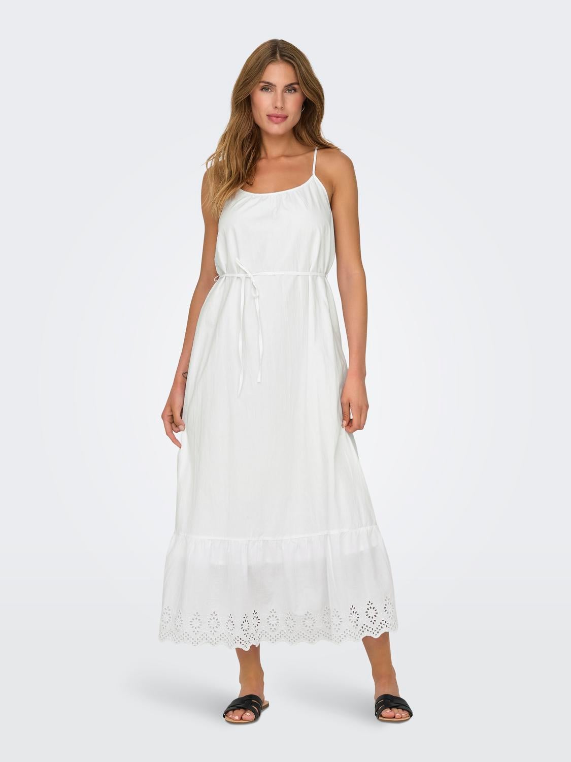 ONLLOU Midikleid Bright White