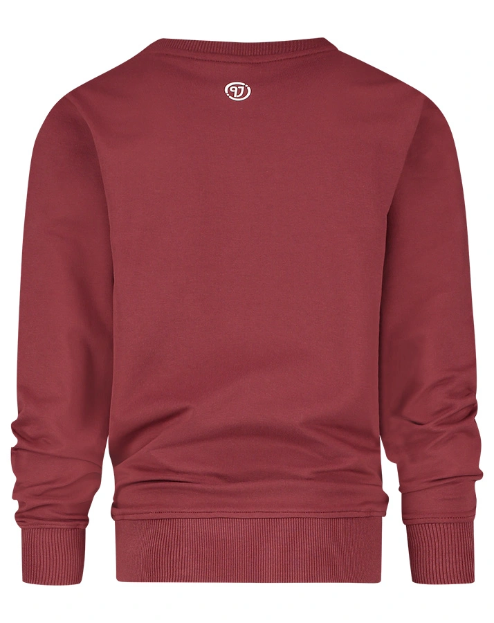 Sweatshirt B-LOGO CREW in grape red