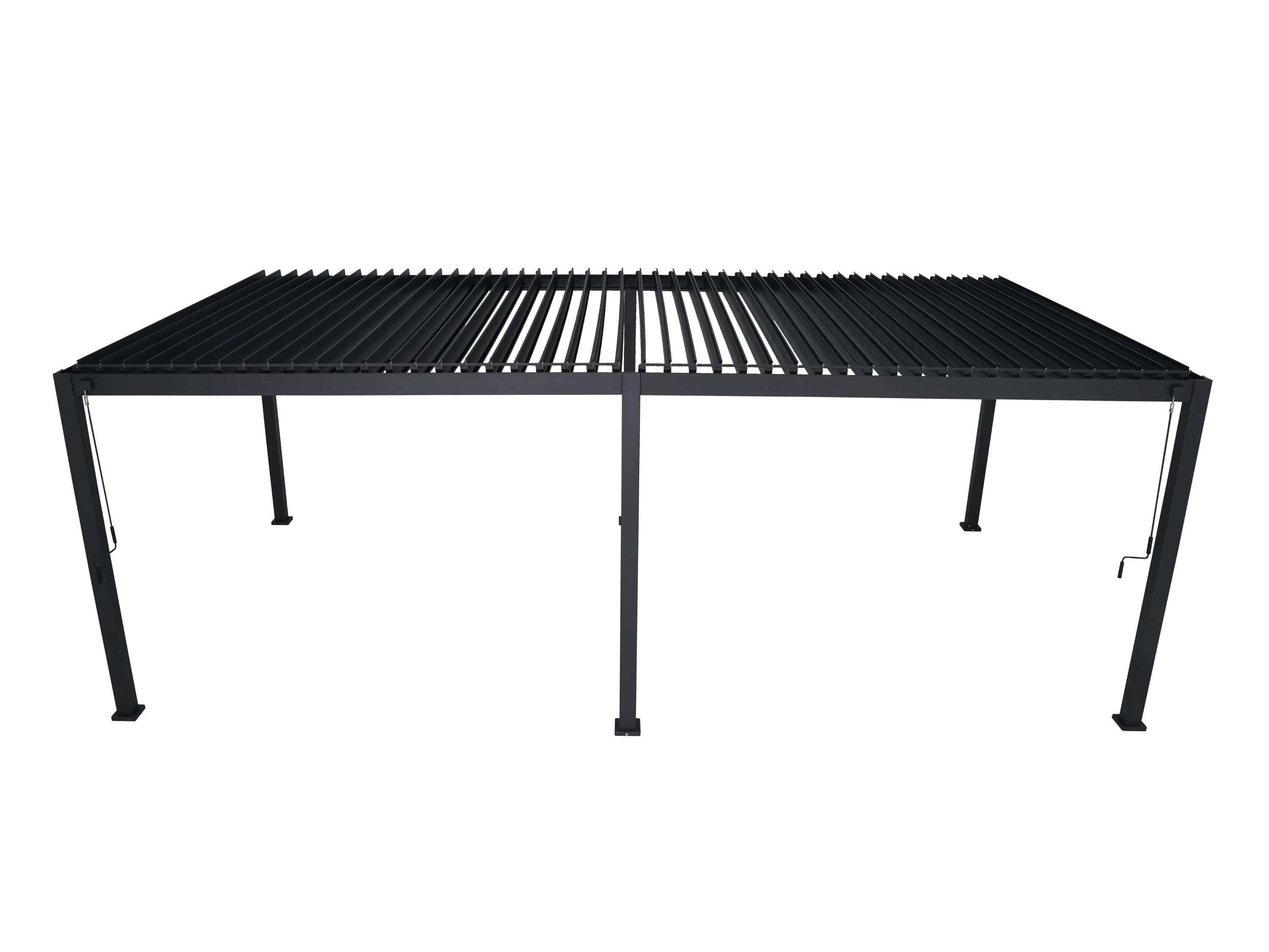 Mirador Deluxe 360 x 720 cm overkapping - antraciet