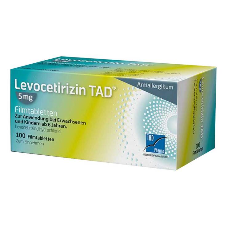 Levocetirizin TAD® 5 mg Filmtabletten, 100 St