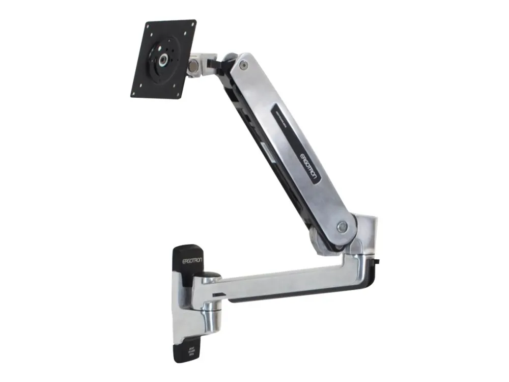 Ergotron LX - Monteringssæt (sidde-standerarm, forlængelse, base, VESA adapter) - for LCD display - kapacitet 3,2-11,3 kg - poleret aluminium - skærmstørrelse: op til 42