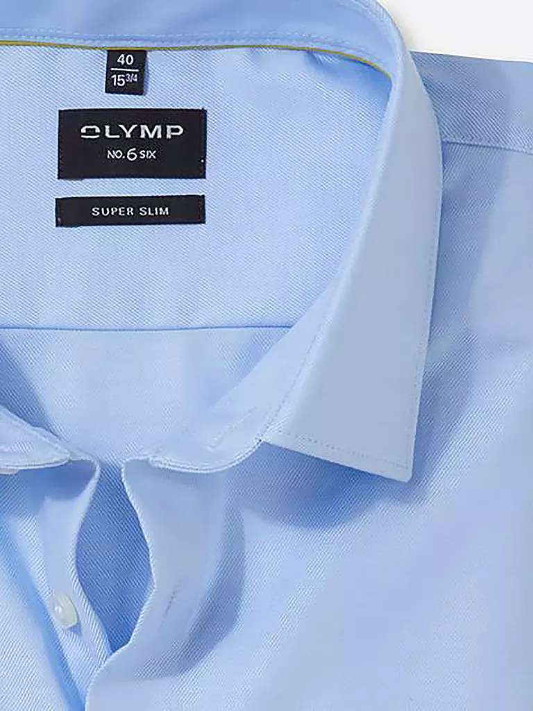 OLYMP NO.6 Hemd SUPER SLIM hellblau