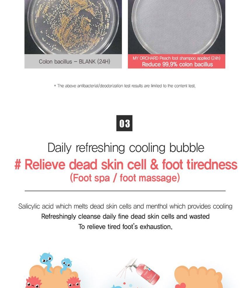 FRUDIA - My Orchard Peach Foot Shampoo