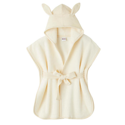 Peignoir bambou et gaze mousse de lait - Mix&Match - BB&CO