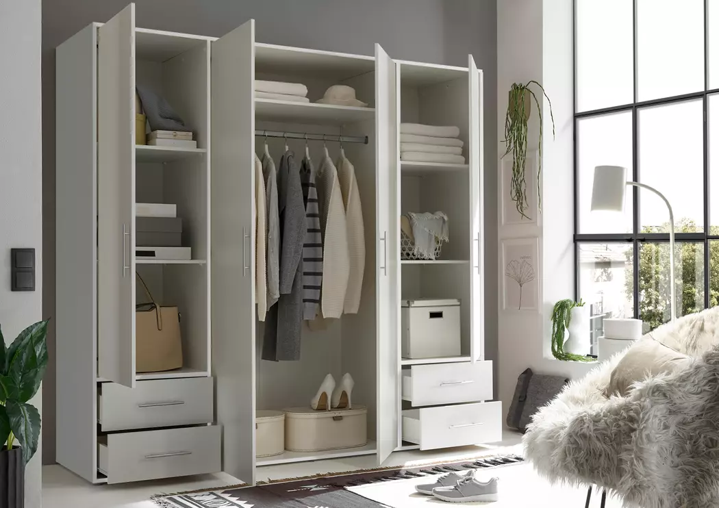 Kleiderschrank Valencia 206 x 195 cm
