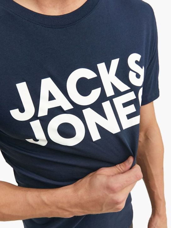 JACK & JONES T-Shirt Blau