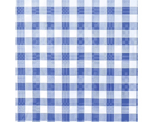 Papieren tafelkleed, blauw en wit, 100 cm x 50 m
