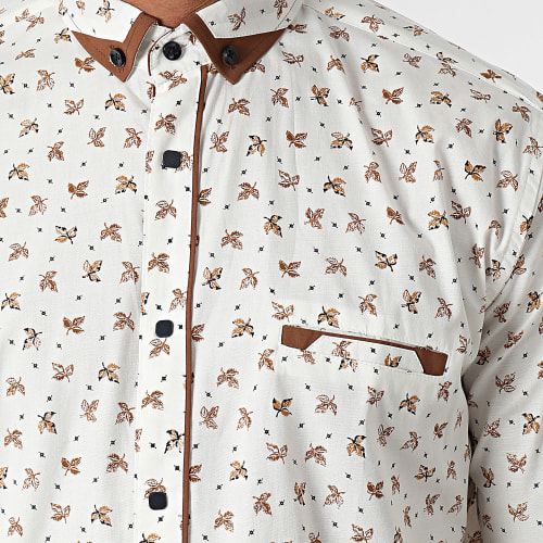 Chemise Manches Longues Beige Clair