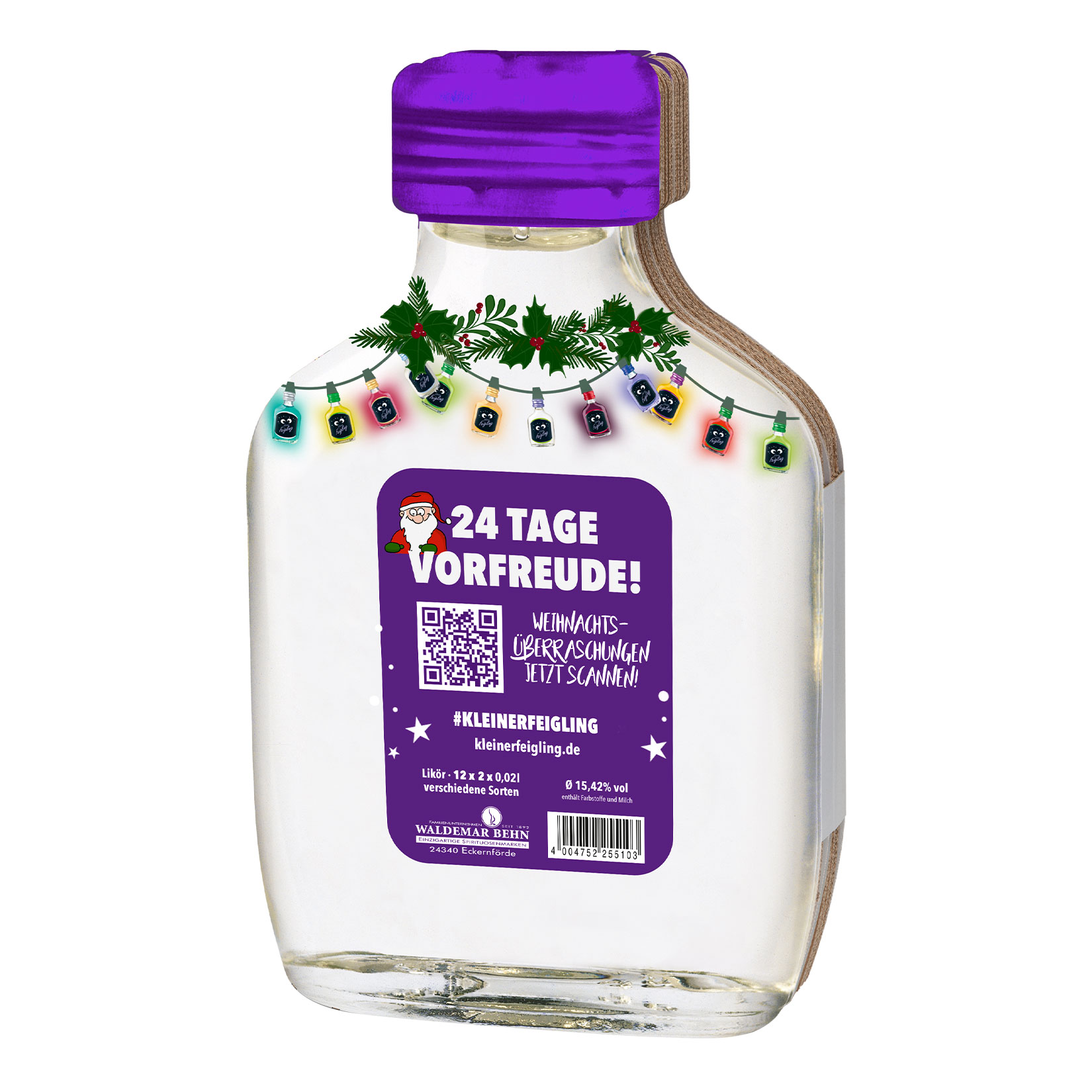 Kleiner Feigling Adventskalender 15,0 - 20,0 % vol 24 x 0,02 Liter