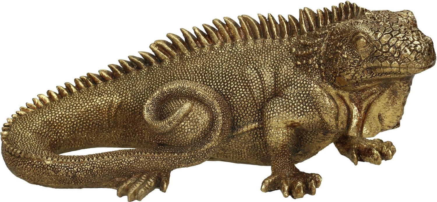 HD Collection beeld hagedis José goud 23,7 x 14,1 x 10,2 cm