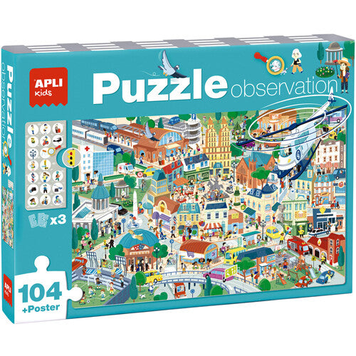 Apli kids zoekpuzzel stad - 104st
