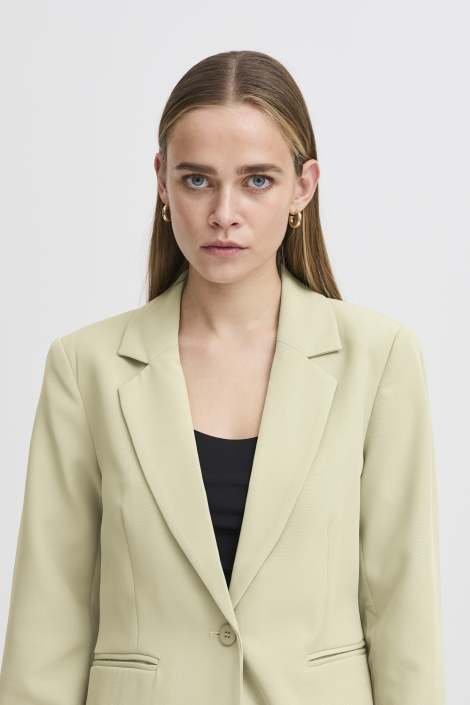 Ichi groene dames blazer