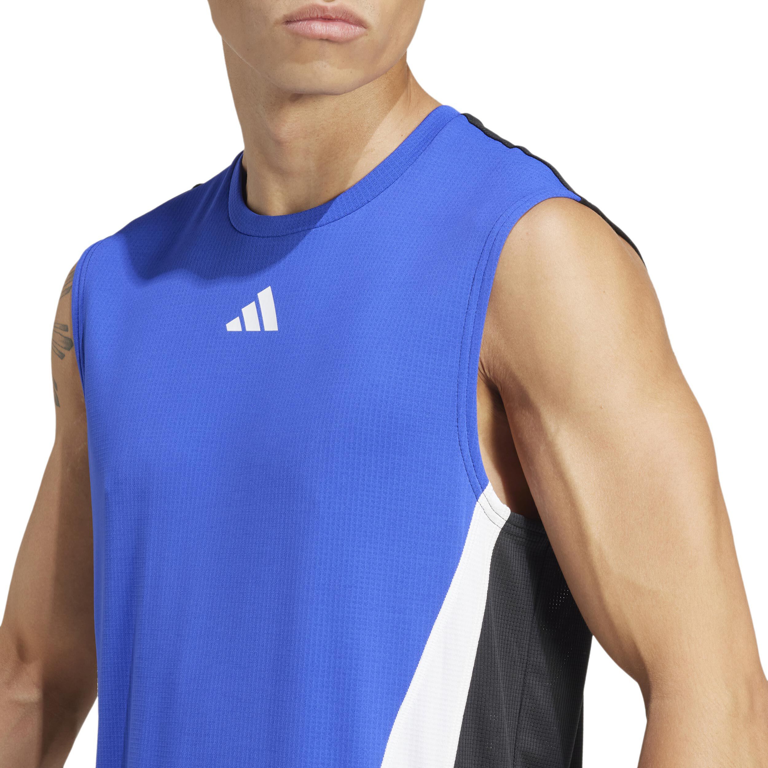 adidas Pro Débardeur Tank Top Hommes - Bleu , Multicouleur
