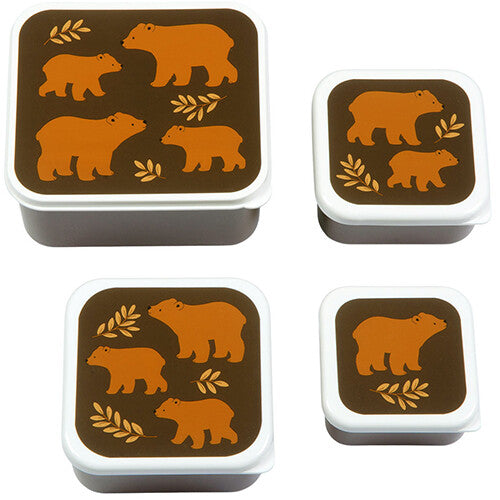 A little lovely company lunchbox set - bears - 4st