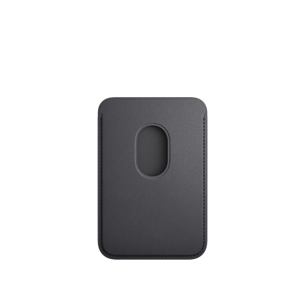 MagSafe iPhone FineWoven Feingewebe Wallet Magnetische Kreditkarten Halterung (MGHA4ZM/A) - Schwarz