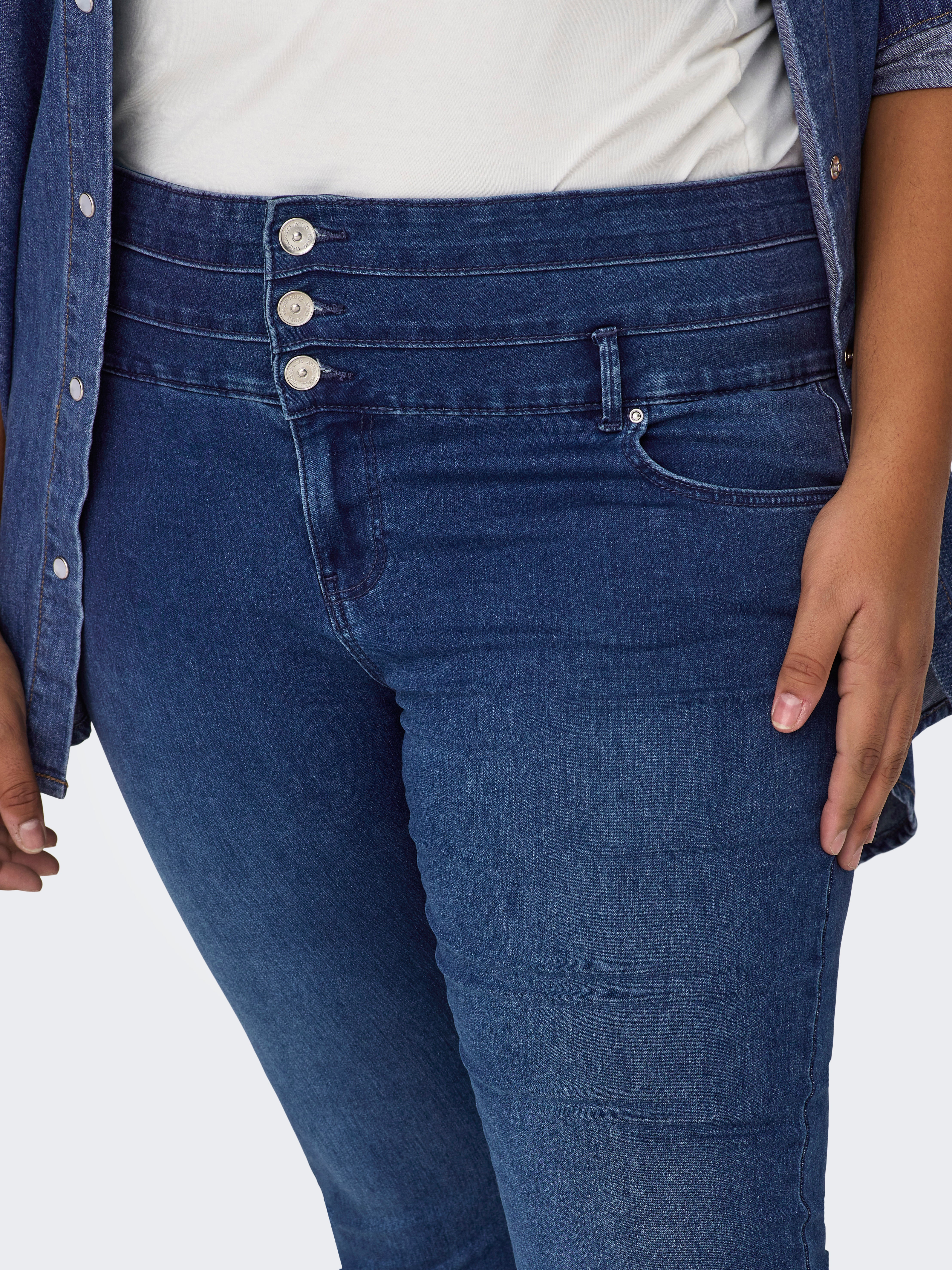 CARAUGUSTA Hohe Taille Skinny Fit Jeans Medium Blue Denim