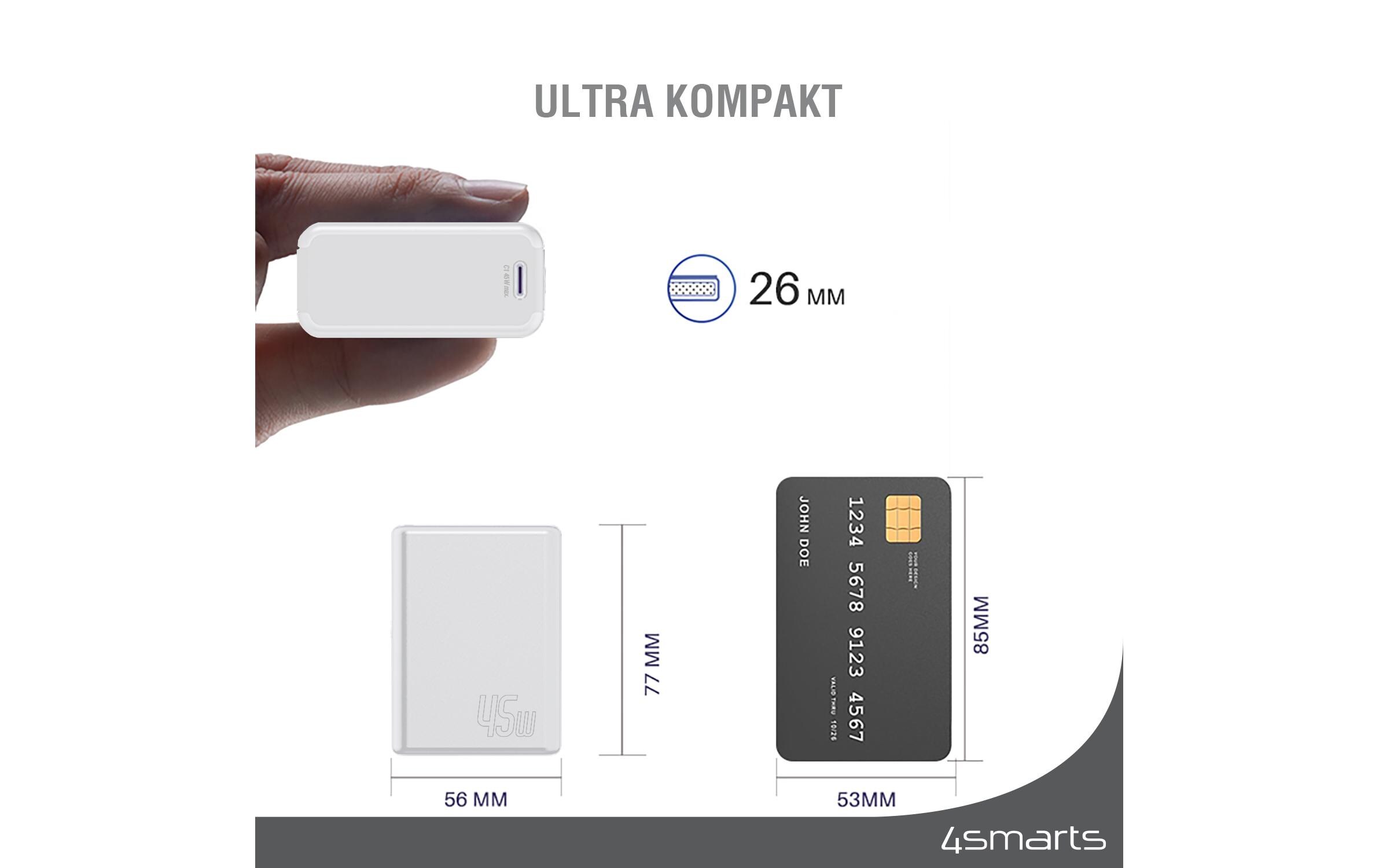 Powerbank Pocket Slim 10000 mAhPowerbank mit modernen Ladestandards