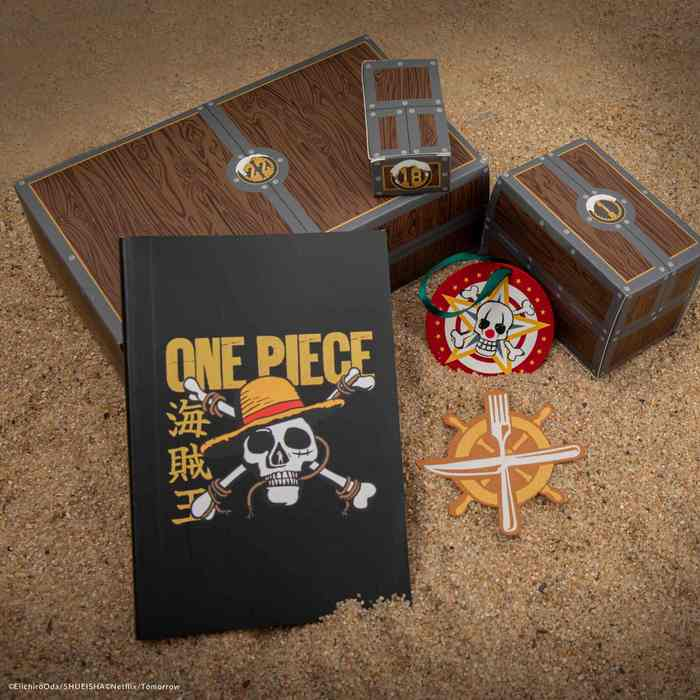 (28x28cm) Deluxe Adventskalender Geschenk Weihnachts Kalender Lizenziert (CR2093) - One Piece
