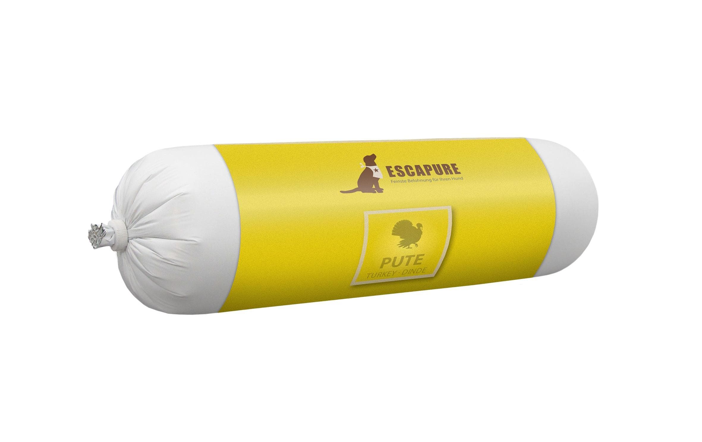 Nassfutter Wurst Pute, 6 x 400 gAlleinfutter für ausgewachsene Hunde