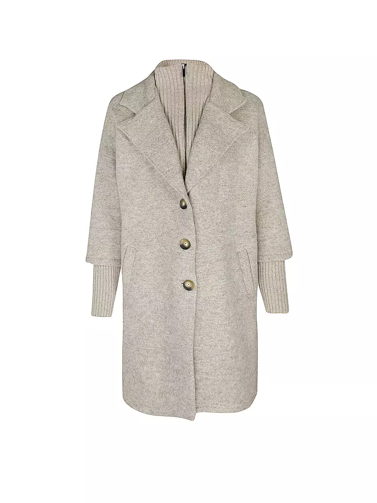 STAPF Wollmantel Relaxed Fit ANIELA  beige