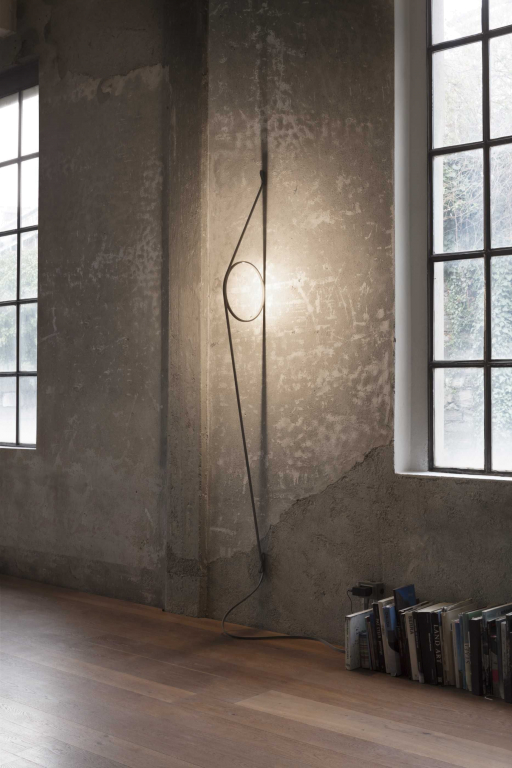 Flos Wirering wandlamp LED grijs/goud