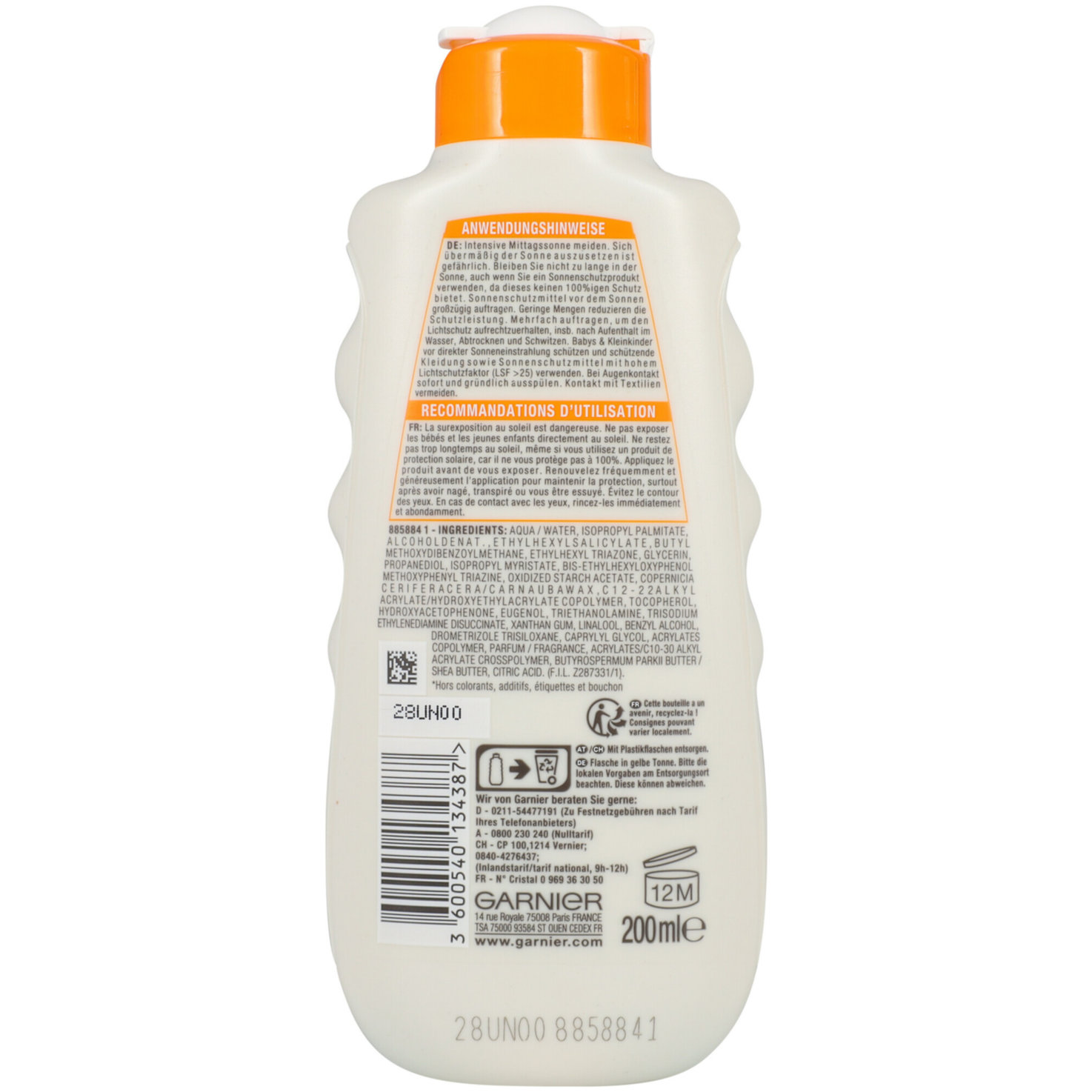 Ambre Solaire Sonnencreme Milch SF30