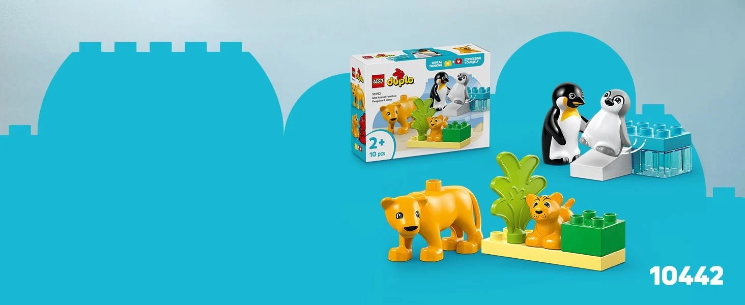LEGO - DUPLO Town - 3-i-1 Vilde Dyrefamilier (10446)