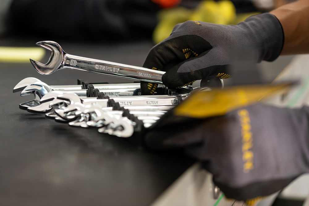 Stanley STMT82847-0 Rinsteeksleutelset met ratelring 12-delig